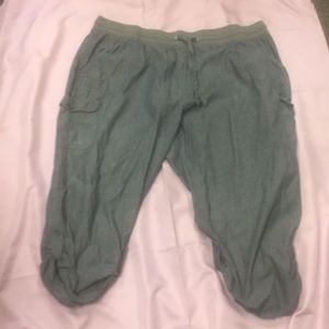 Woman within size 30 plus size capris pants